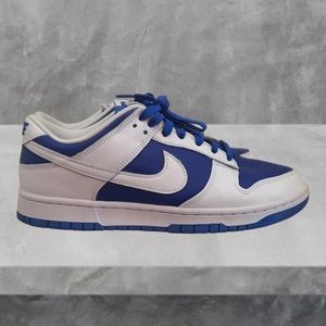 Men's Nike Dunk Low Racer Blue White Athletic Shoes/Sneakers Size 10 - DD1391-40
